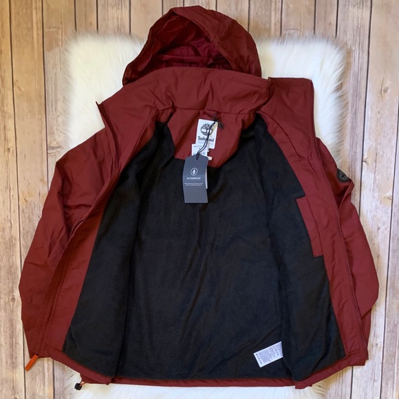 Timberland Waterproof Fleece Lined Hooded Jacket - Picture 4 of 6
